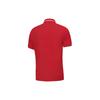 Li Ning Polo Shirts Unisex Bull Red Polo Collar Moderate Straight Fit APLR071-2