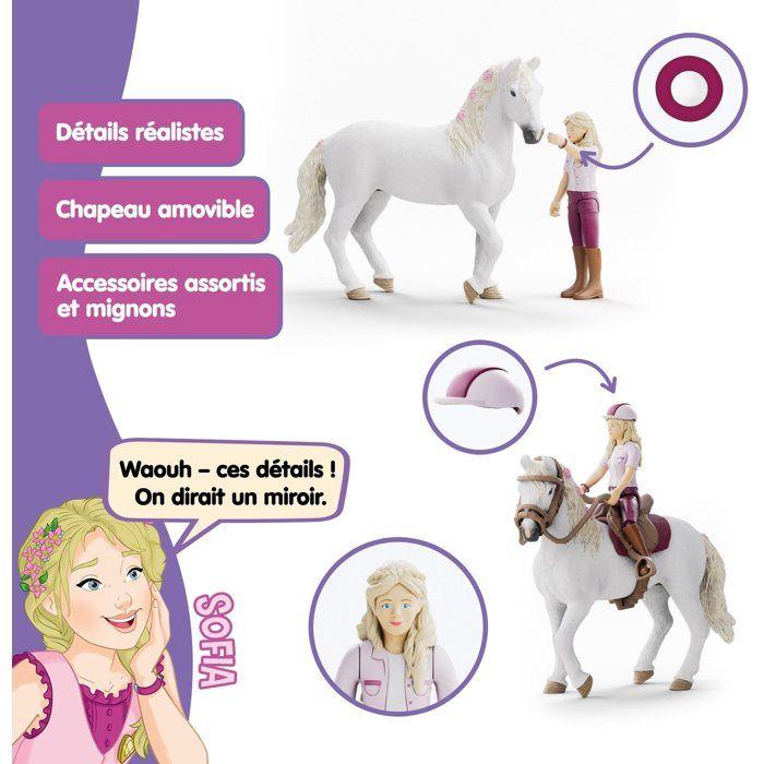 Figurines Sofia et Blossom, SCHLEICH 42713 Horse Club, Dès 4 ans