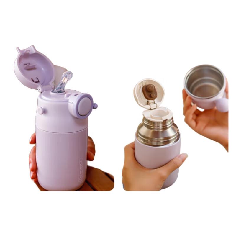 FUGUANG 316L Insulated Water Bottle with Straw