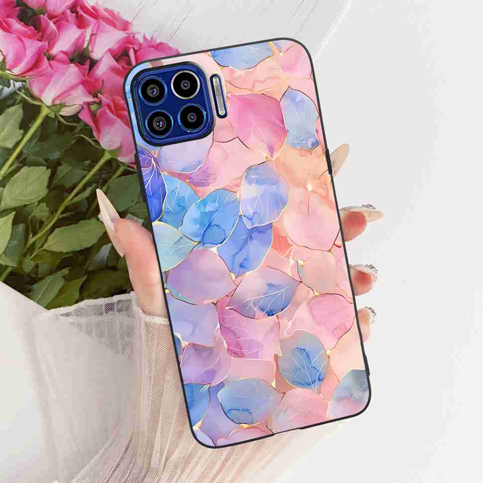 Für Motorola One 5G 6,7" Hülle Neueste Beliebte Drucke Silikon TPU Schwarze Abdeckung Für Motorola One MOTO ONE 5G Handyhüllen Bumper