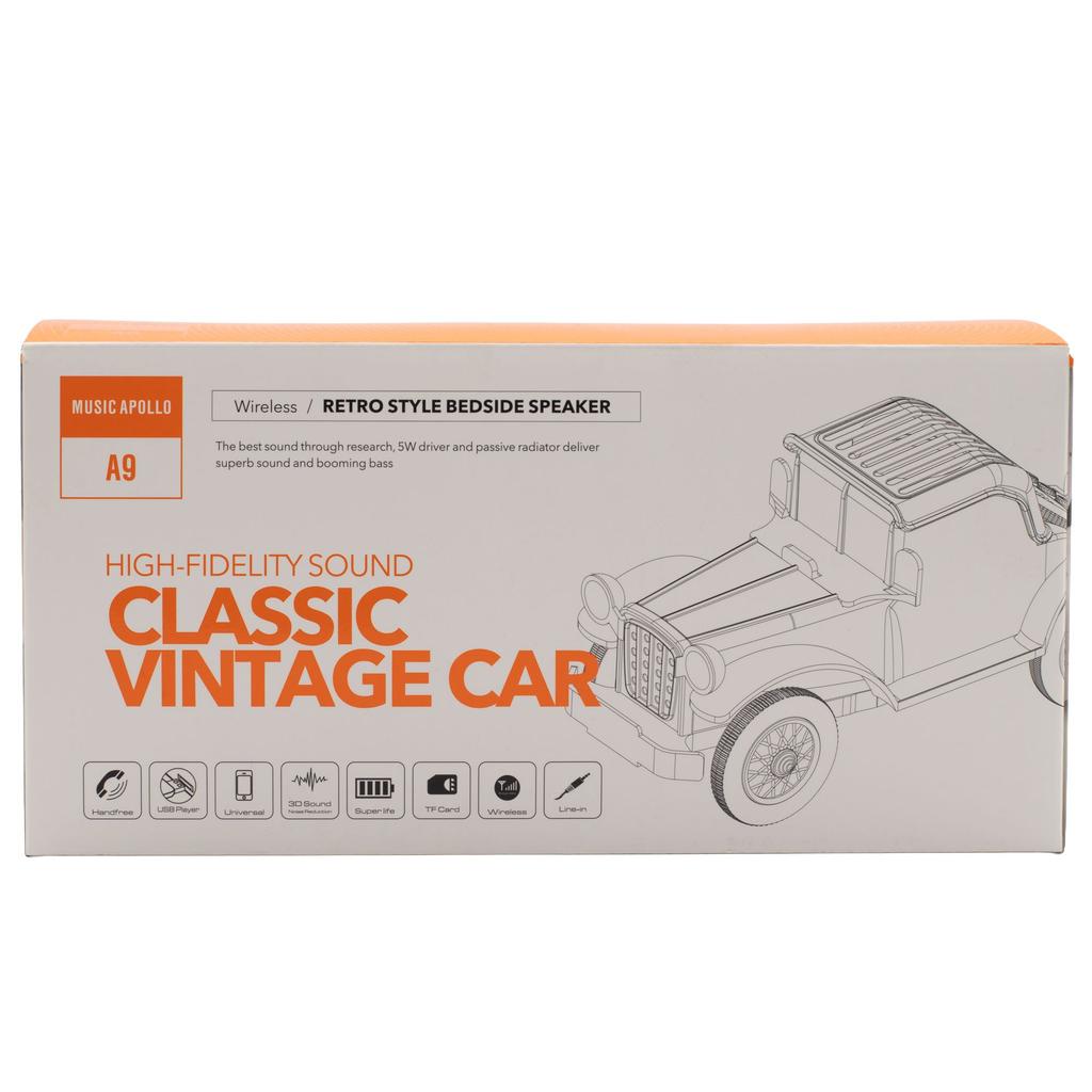 Classic Vintage Car Speaker and Phone Holder – Bluetooth – 5 Watt