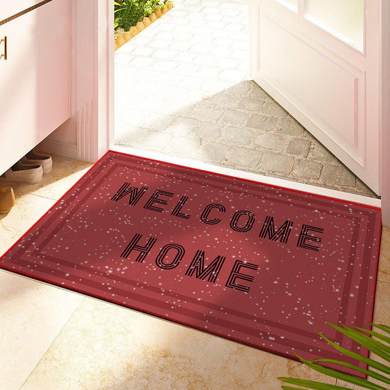 Floor Mat Christmas Gift Idea Entrance Foot Mat Door Entrance Door Area Cushion Home Use Entrance Door Mat Durable Durable 40 * 60Cm