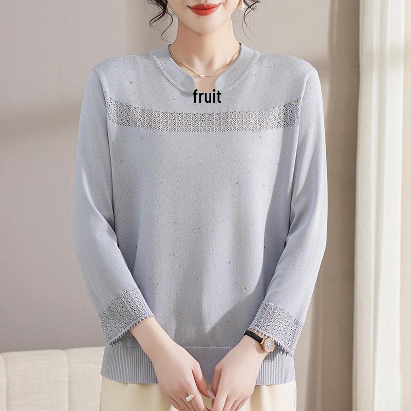 

Stylish Knit Wool Sweater for Middle-Aged & Elderly (Ages 40-60) 5XL (For 155-165 jin)