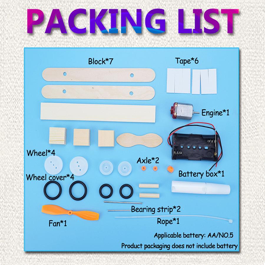 Electric Glider Model Kit Toys for Children Education Science Child Experiment Physics Toy Wood Model DIY Aircraft Modeling Gift