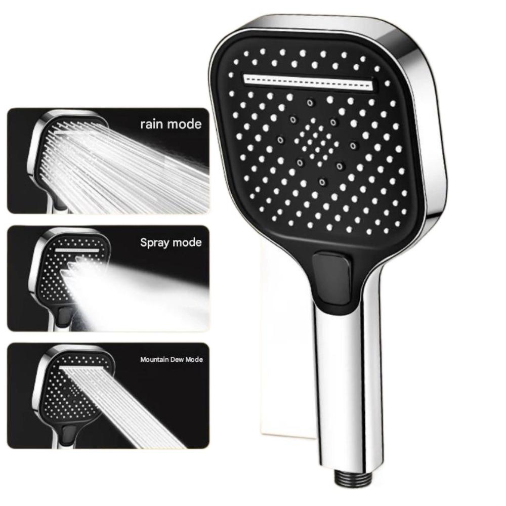 Large Panel Bathroom Accessories Large Flow Rainfall Shower Replacement Hand Shower Head  Universal