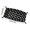 Multi-functional Polka Dot Design Storage Tray Large Capacity Folding Desk Organizer Storage Box Office Study