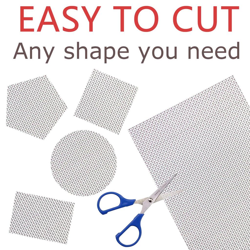 5/1Pcs Universal Stainless Steel Car Bumper Repair Net Plastic Crack Repair Hole Repairing Mesh Net For Bumper Body Hood Vents