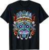 Aztec Tlaloc Mayan Deity Head Graphic Tee Cool Men's Short Sleeve Cotton T-Shirt