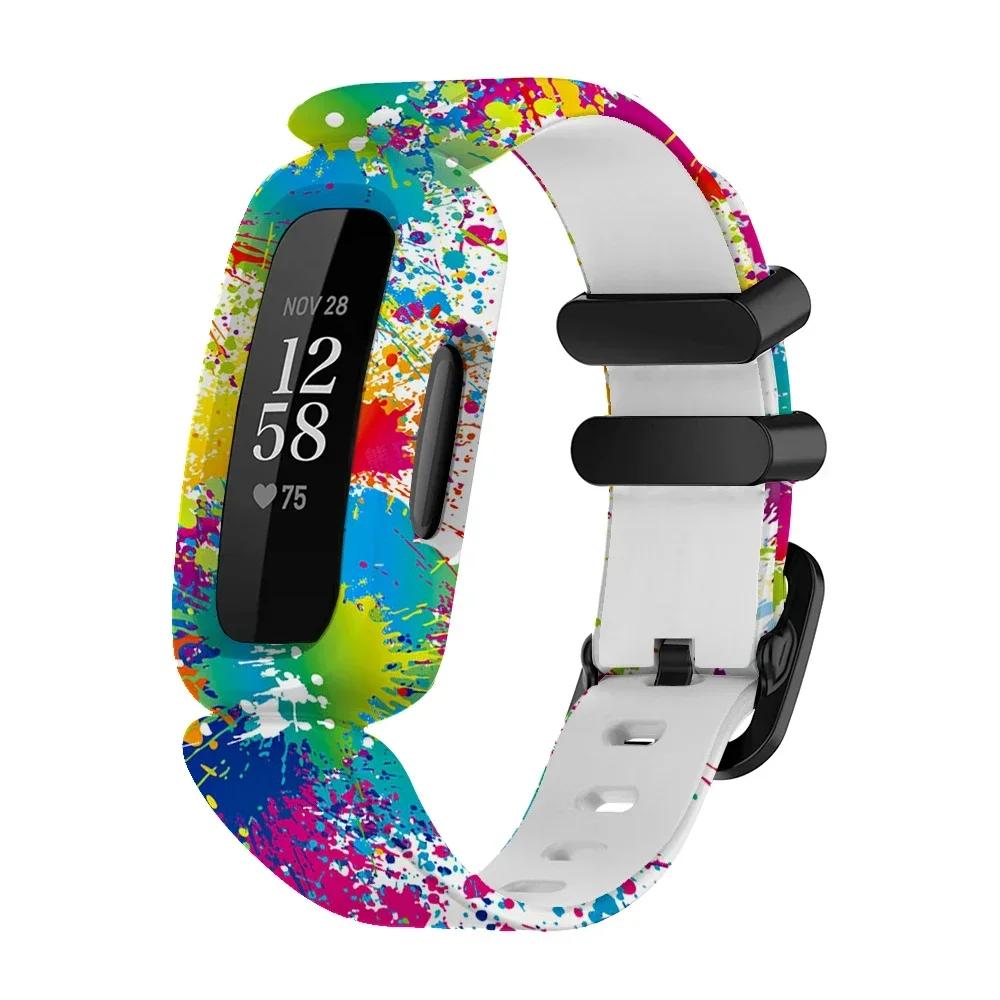 Nuovo cinturino in silicone per polso per Fitbit Ace 3/inspire 2 Smart Watch Band Braccialetto di ricambio Braccialetti per polso per bambini