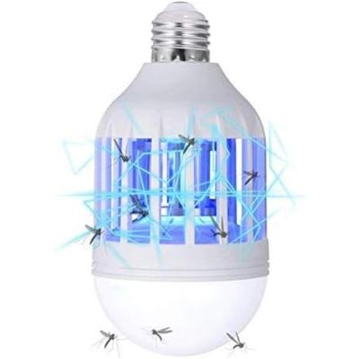 Bug Zapper-Glühbirne, 2-in-1-Mückenvernichtungslampe, elektronischer LED-Insekten- und Fliegenvernichter, Veranda-Licht für Eingangsbereich, Tür, Flur, Balkon