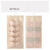 Pockets Hanging Bag Socks Bra Underwear Rack Hanger Clear Mesh Oxford Cloth Double Sided Hanging Bag Storage Organizer Bag