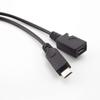 1 In 2 OTG Micro Usb Female To Mirco 5 Pin Male Female Host Power Y Splitter Usb Adapter Cable Durable Micro USB OTG for PC