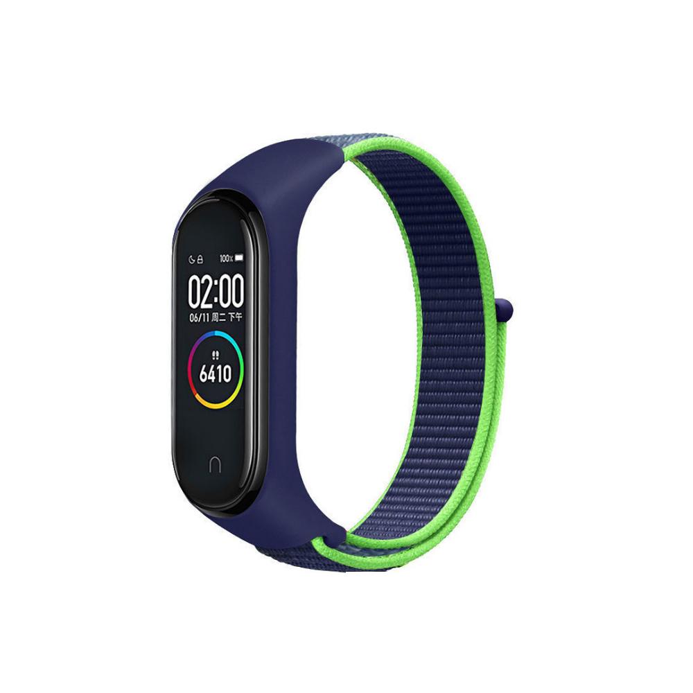 Nylon Schlaufenarmband für Xiaomi Mi Band 9 8 Geflochtenes Verstellbares Ersatz-Uhrenarmband Sportarmband für Mi Band 8 7 6 5 4 3 Armband