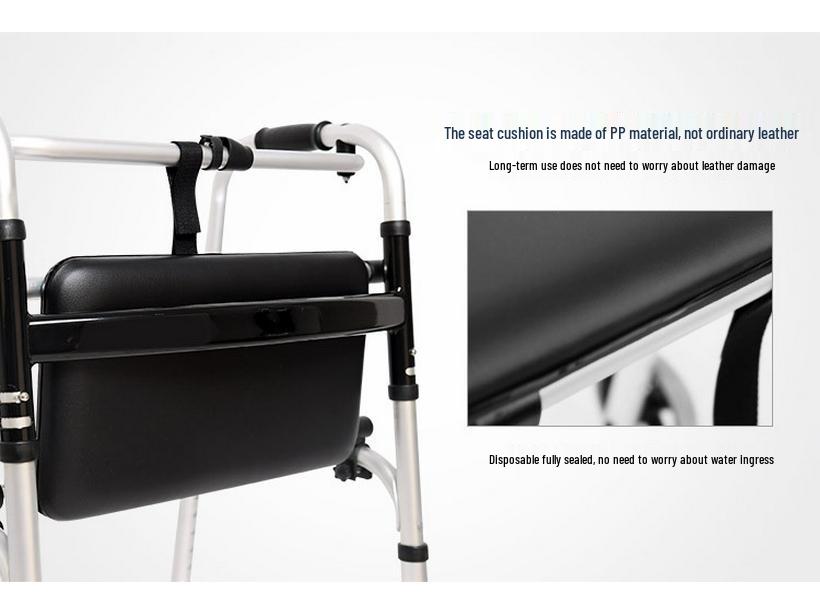 Yade Hliníková chodítka se sedátkem a masážní funkcí pro seniory a osoby se zdravotním postižením