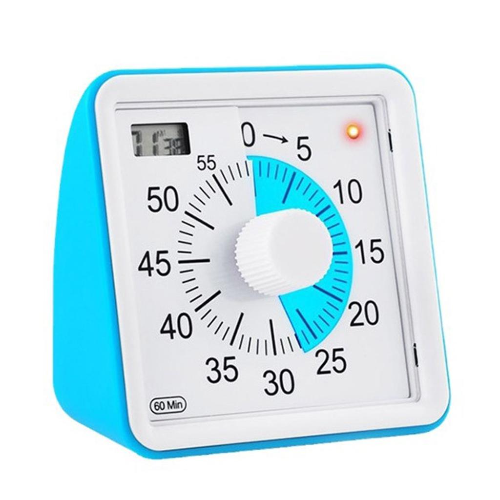 Visual Clock Kitchen Timer Cooking Timer Plastic Material Visual Timer Perfect for Cooking Sleeping Outdoor Activities