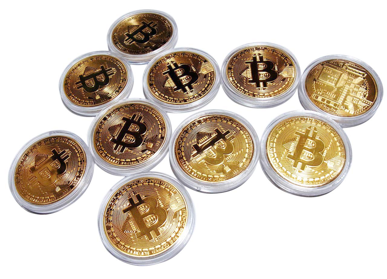 

Копия виртуальной валюты Bitcoin Копия 10 Bitcoin (задавать (золото))
