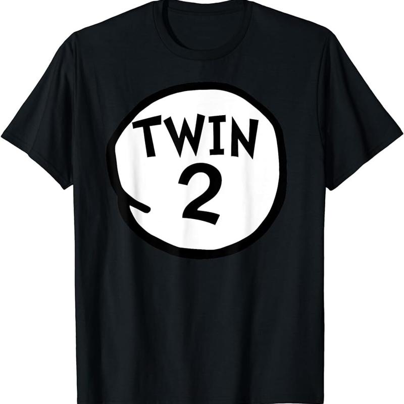 Twin 2 Tee dr?le correspondant jumeaux deux t-shirt S