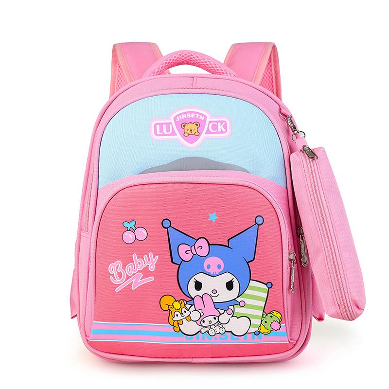 

Cartoon Primary School Students Schoolbag Cute Cute Foreign Style Large Capacity Boys And Girls Backpack Children S Bag красный