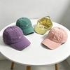 New Plaid Thin Sun Cap Quick-drying Breathable Baseball Cap Adjustable Letter Embroidery Sports Running Cap Men Women