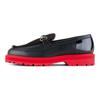 Onitsuka Tiger Bit Loafer Shock Absorbing Non-Slip Durable Low-Top Sports Casual Shoes Women sneaker Black Red 1182A601-001