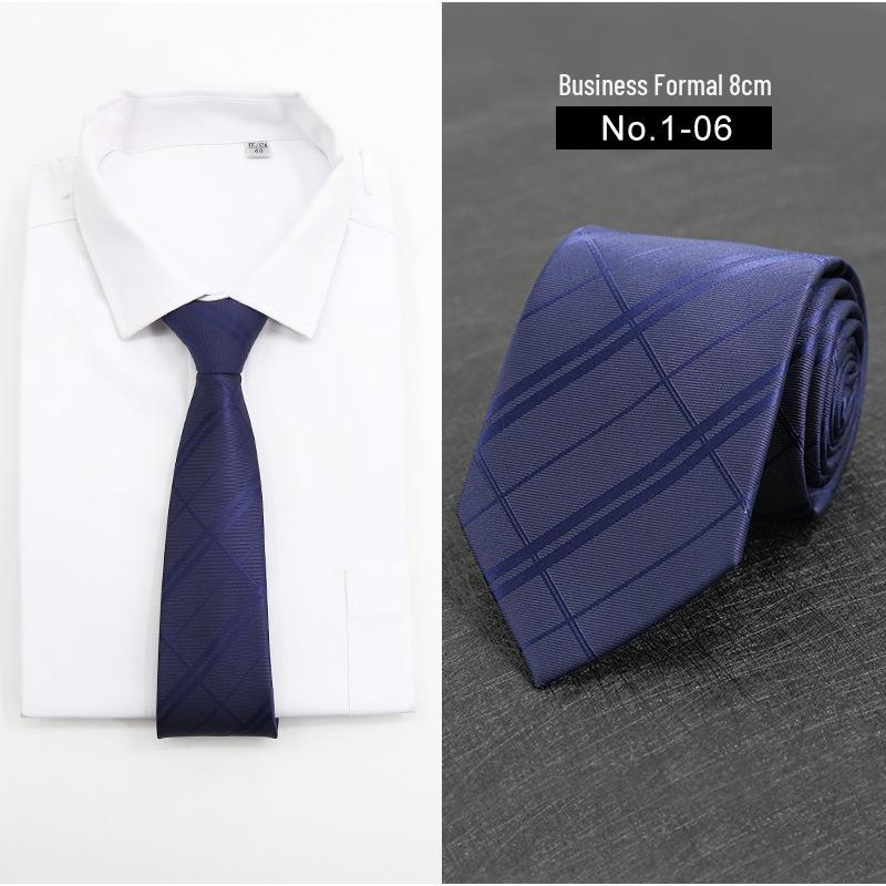 Men's Formal Business Casual Solid or Striped Tie