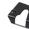 Carbon Fiber Style Door Lock Cover Buckle Trim For Chevrolet Corvette C6 2005+