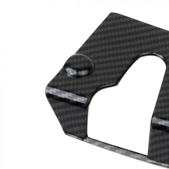 Carbon Fiber Style Door Lock Cover Buckle Trim For Chevrolet Corvette C6 2005+