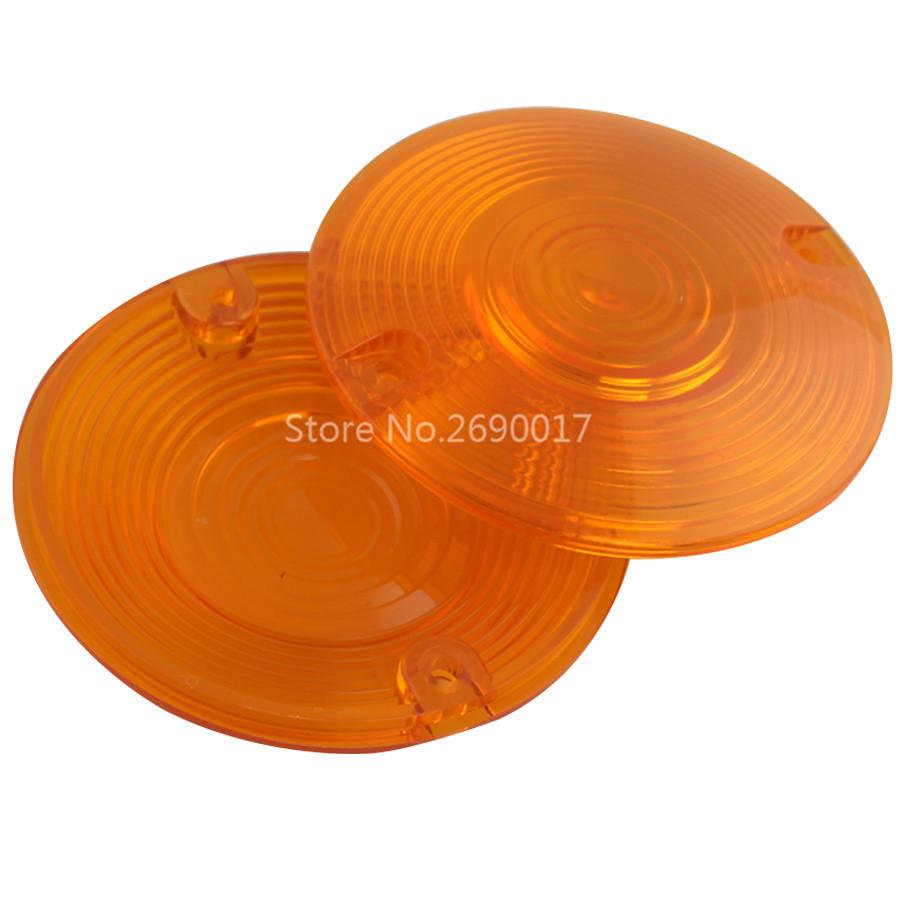 3-1/4" Motorcycle Turn Signal Lamp Cover Red Lens Rings For Harley Davidson Touring Road King FLHRC FLHTK FLSTC FLHTC 1986-2016