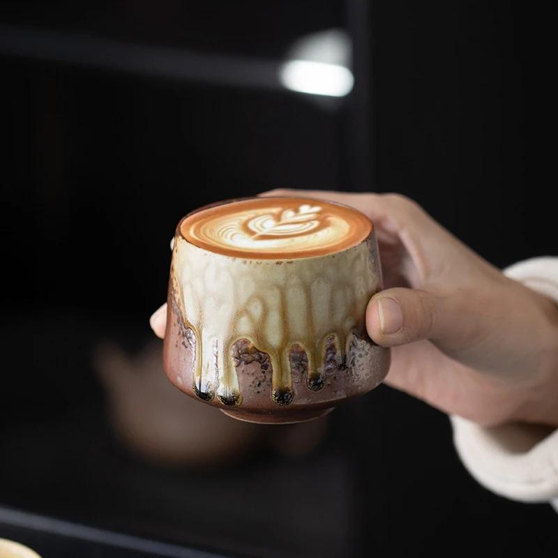 Keramický šálek na kávu v japonském stylu Hrnek na víno Hrnky na vodu Hrnky na vodu Dárkový velkoobchod 200 ml Porcelánové Osobní hrnky na čaj z keramiky