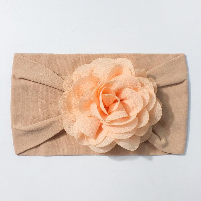 New Baby Cute Sticky Flower Headband, Comfortable and Soft Boys and Girls Hair Accessories, Fontanelle Baby Headband
