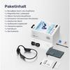 Doogee BoneBeat Run Bone Conduction Open-Ear Headphones, Bluetooth 5.4, 32GB MP3, IP68 (BoneBeat Run) Grey/black
