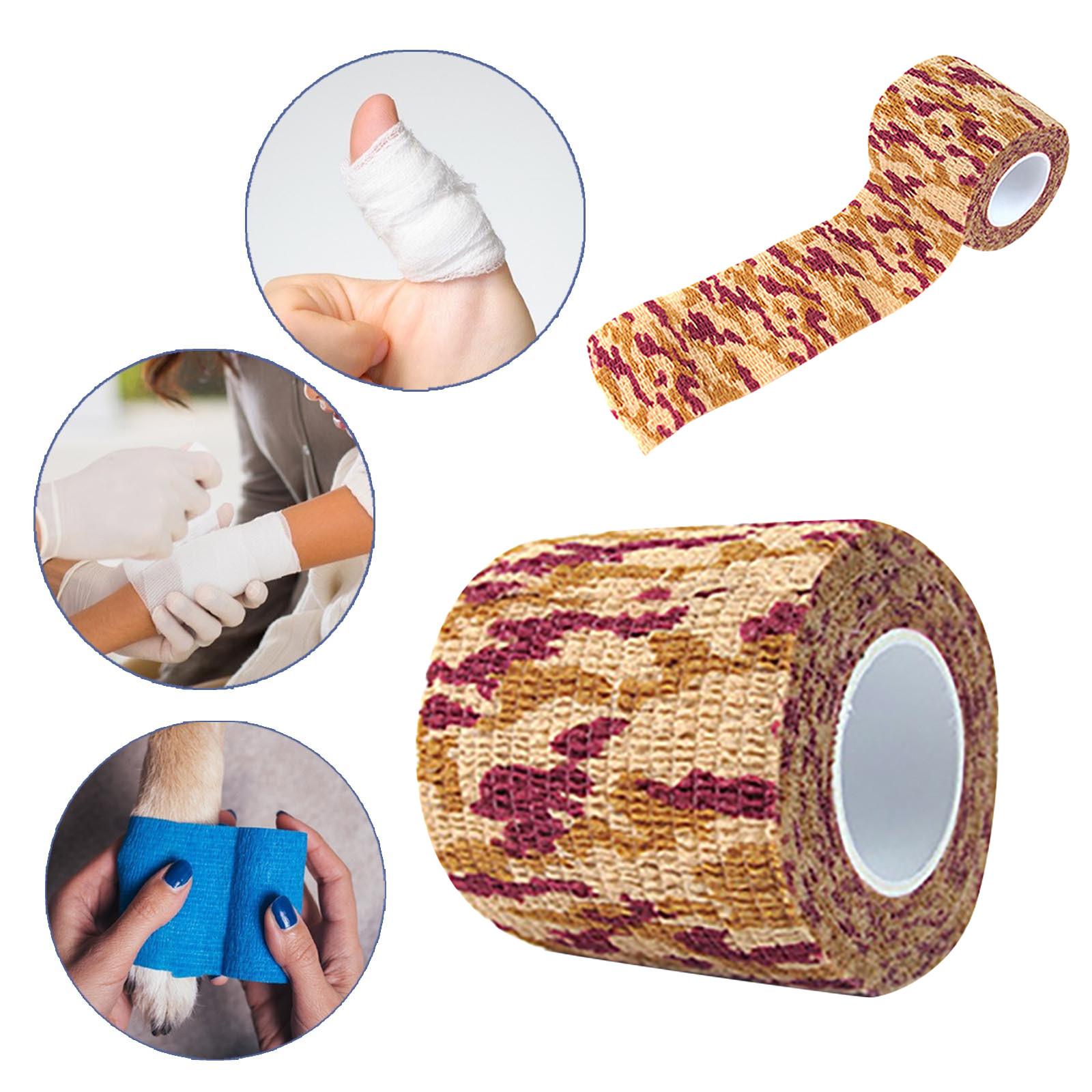 

(Курица Кунг Пао)Эластичные бинты Самоклеящаяся повязка Нетканая спортивная повязочная лента 10 см х 4,5 м One size