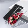 Red Rose Magnetic Transparent Case for iPhone 15/16/17 Pro Max - Full Coverage Pro