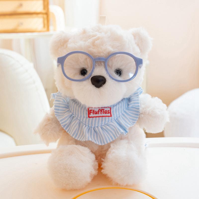 Classic Style Bear Plush Toy Soft Stuffed Animal Teddy Bear Pillow For Kids Girls Christmas Birthday Gift Valentine'S Day Decor