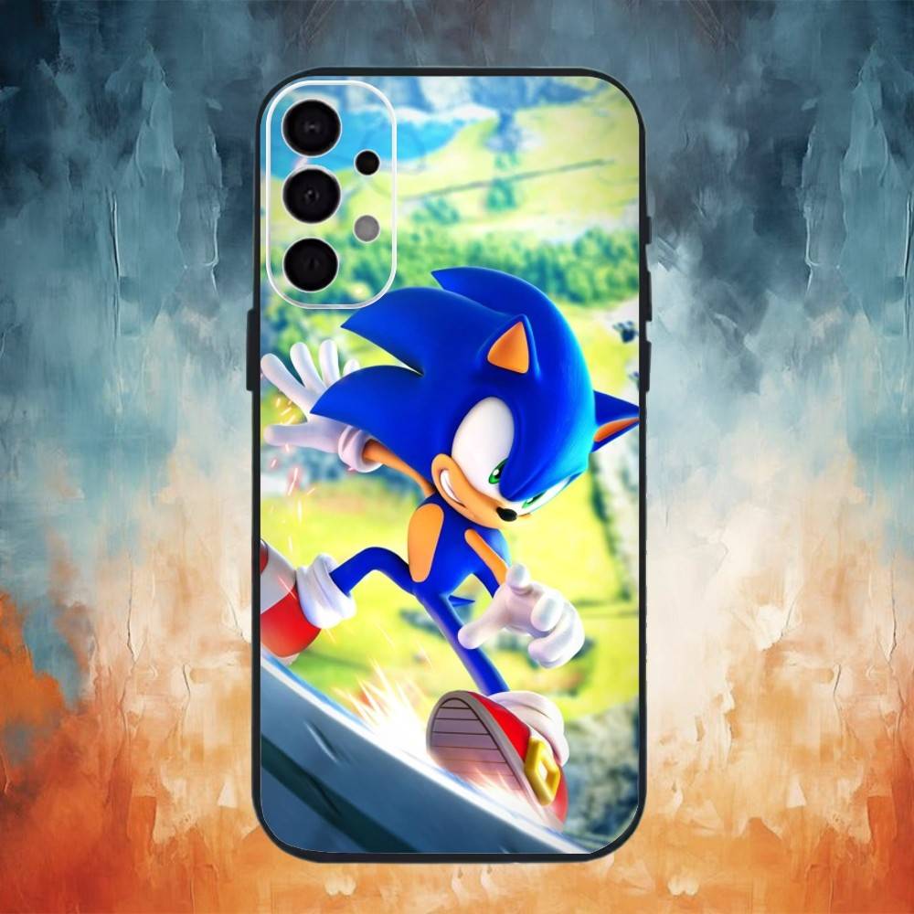 S-Sonic The H-Hedgehog Phone Case For Samsung S25,S24,S21,S22,S23,S30,Ultra,S20,Plus,Fe,Note,10,9,5G Black Cover