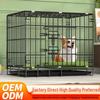 Teddy Small Dog & Cat Metal Cage for Home, Indoor/Outdoor Kennel, Car Carrier, and Rescue Use