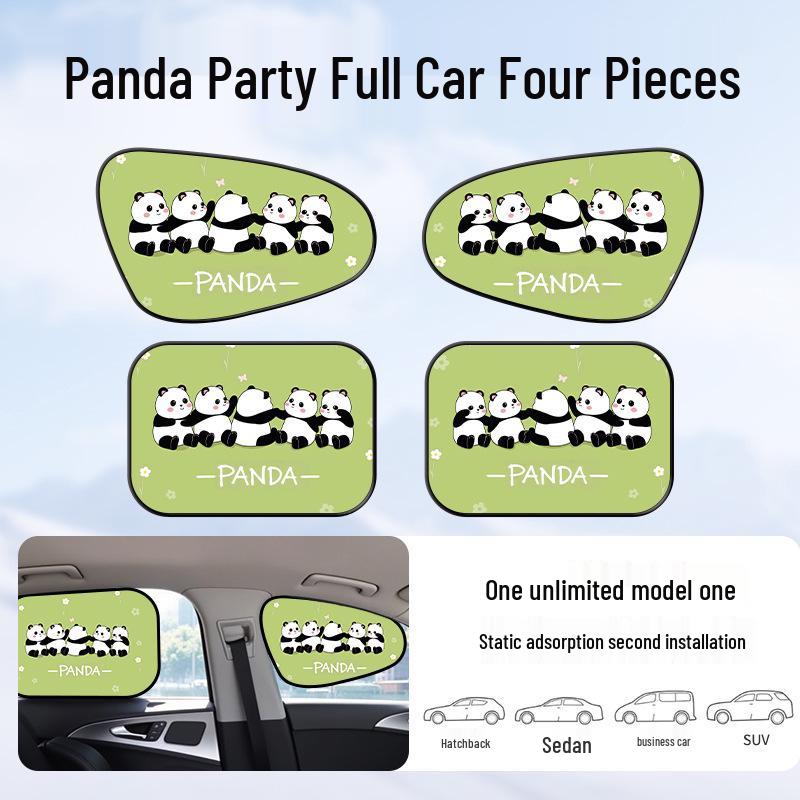 2026 Car Sunshade Heat Insulating Window Curtain - Interior Side Window Sun Blocker