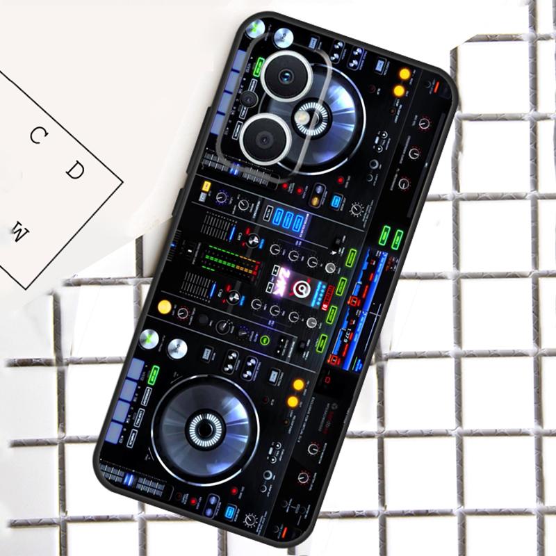 DJ Mixer Deck Controller Phone Case For OPPO Reno 8T 7 8 Lite 14F 14 13 12 11 F 10 Pro OPPO Find X8 X6 X5 X9 Pro Cover