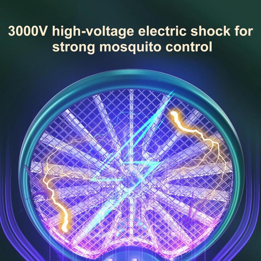 Elektrikli Stand Şarj Edilebilir Böcek Kovucu Standı Taşınabilir Katlanabilir Üçü Bir Arada Sivrisinek Katili