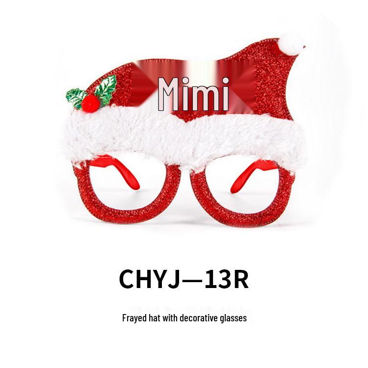 Festive Christmas Eyeglass Frames for Adults & Kids - Creative Holiday Party Accessories & Gifts