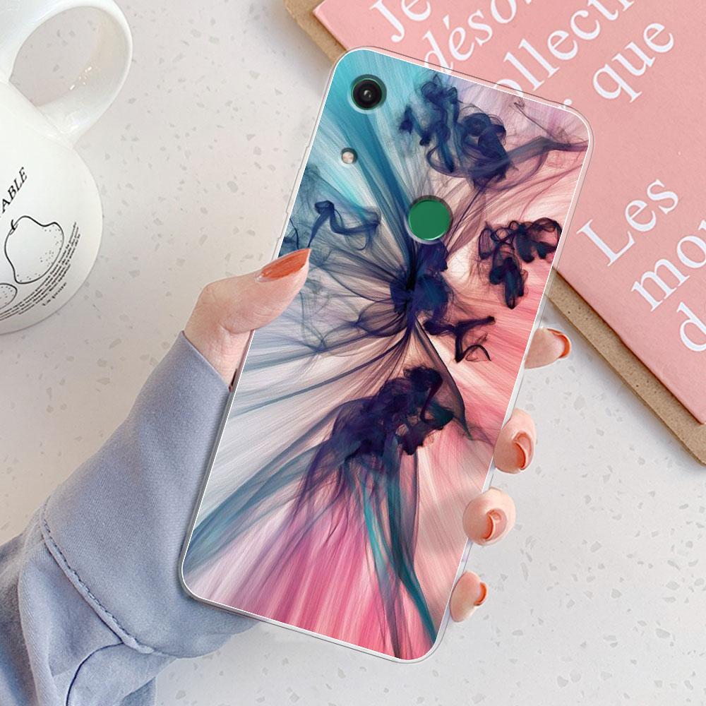 For Honor 8A Case Cover Honor 8A Pro Chic Girl Marble Silicone Clear Phone Cases for Honor 8A JAT-LX1 8 A Honor 8A Prime Bumper