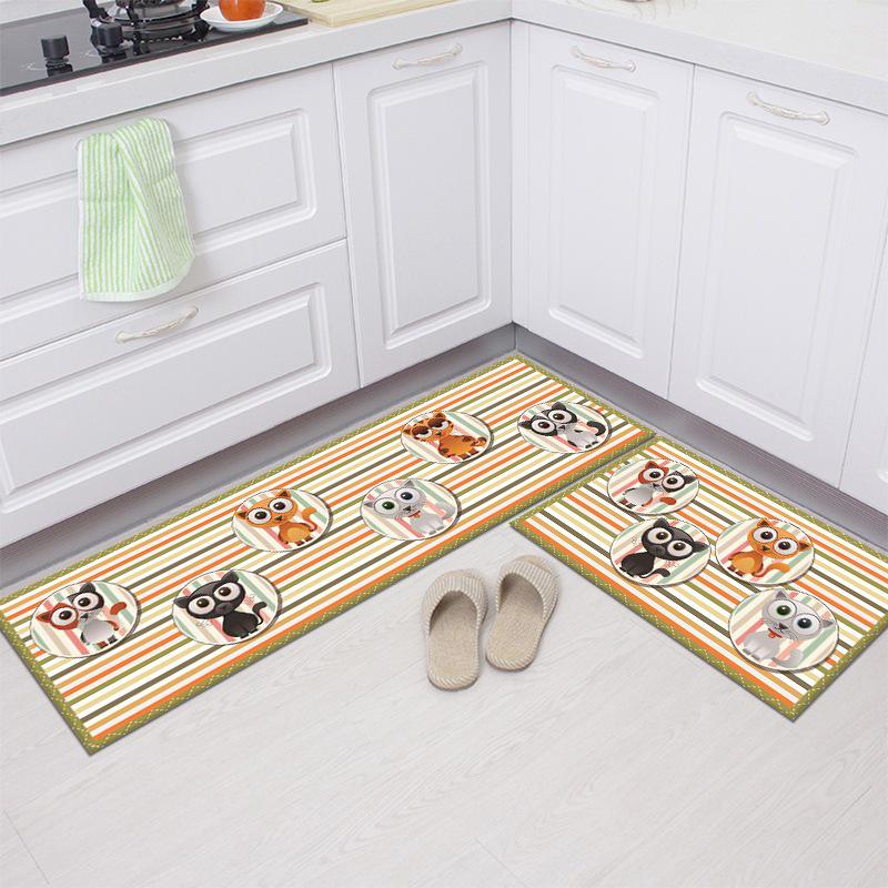 Absorbent Non-Slip Kitchen & Bathroom Floor Mat - Long Strip for Entrance, Bedroom, or Home Use