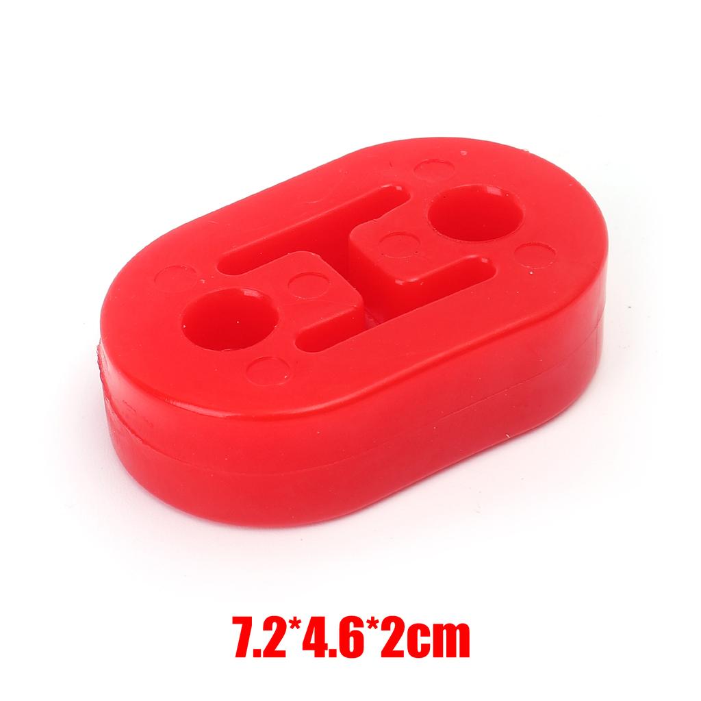 Lifting Towing Wheel Muffler Support Shock Absorber Automobile Universal Two Holes Exhaust Pipe Hanger Cushion Rubber Parts