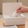 Dustproof Flushable 1pc Sealed Wipes Dispenser Easy To Clean, Space Saving for Desk, Office, Kitchen, Bathroom Vanity