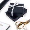 1 Roll Matte Black Wrapping Paper Christmas Wrapping Gift Wrapping Paper Suitable for Birthday Holiday Gifts Elegant Decoration