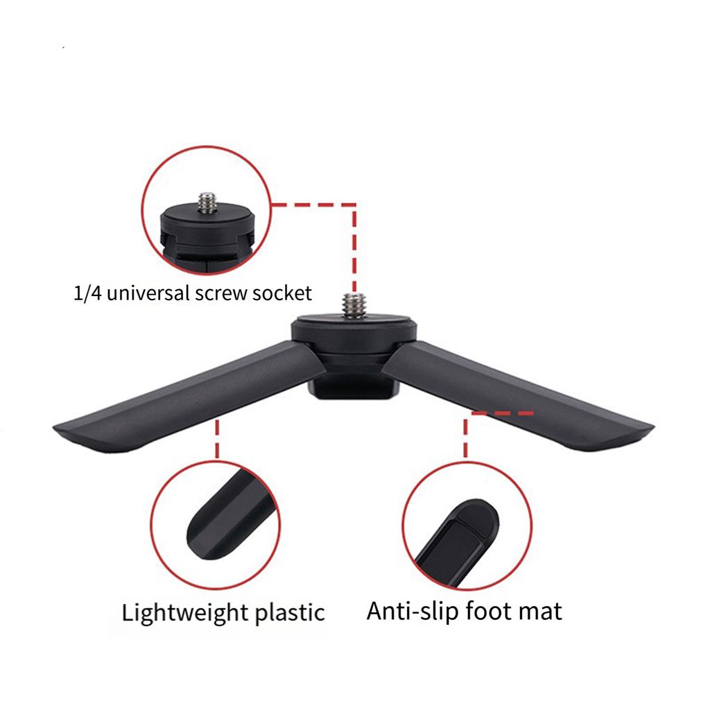 Universal Mini Tripods Stabilizers For Smartphones Action Cameras 360 Swivels Head Aluminum Construction Easy Carry