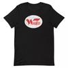 WOOLCO Kaufhaus Schwarzes Grafik-T-Shirt Unisex T-Shirt