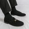 Men's loafers large size foreign trade new fringed leather shoes fashion trend suede leather shoes overalls lazy shoes