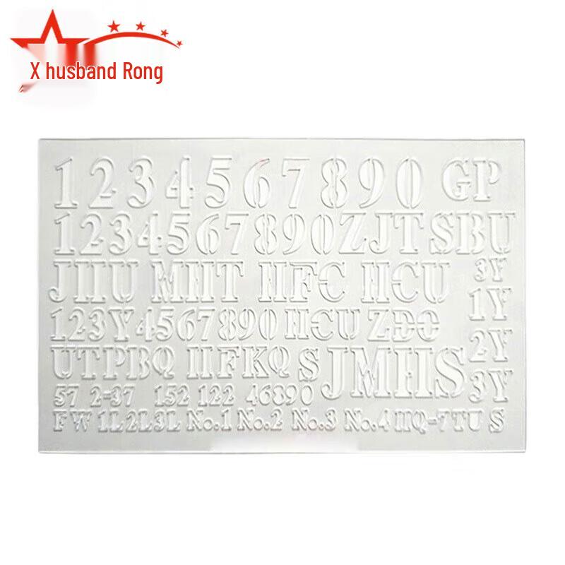 Furoong Digital Alphabet Template Ruler