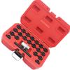 22Pc Wheel Locking Nut Key Socket Sets For BMW 1 3 5 6 & 7 Series 1/2" Drive Key Socket 041-060 Wheel Anti-Theft Screws Remover